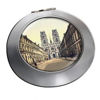 Rue Jeanne d'Arc Orleans France Chrome Mirror