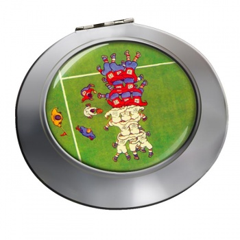 Rugby Scrum Chrome Mirror