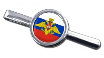 Russian Armed Forces Round Tie Clip