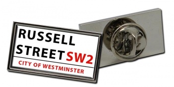 Russell Street Rectangle Pin Badge