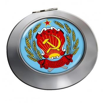 Russian Soviet Round Mirror