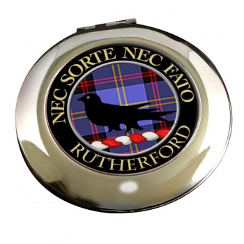 Rutherford Scottish Clan Chrome Mirror