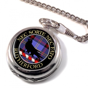 Rutherford Scottish Clan Pocket Watch