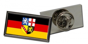 Saarland (Germany) Flag Pin Badge