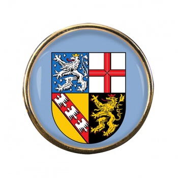 Saarland (Germany) Round Pin Badge