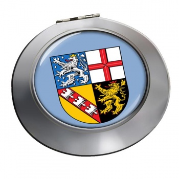 Saarland (Germany) Round Mirror