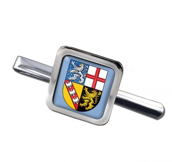 Saarland (Germany) Square Tie Clip