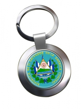 El Salvador Metal Key Ring