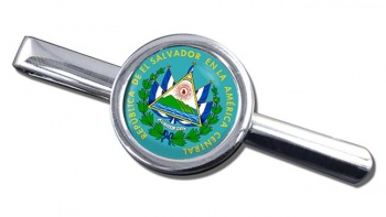 El Salvador Round Tie Clip