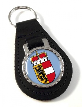 Salzburg Austria Leather Key Fob
