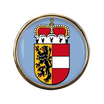 Salzburg Austria Round Pin Badge
