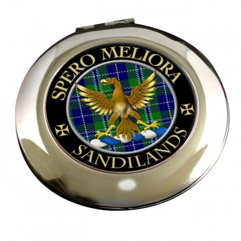 Sandilands Scottish Clan Chrome Mirror