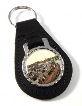 The Sands Dumfries Leather Key Fob