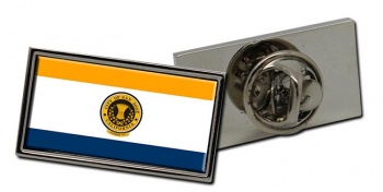 San Jose CA Flag Pin Badge