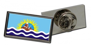 Argentine Santa Cruz Flag Pin Badge