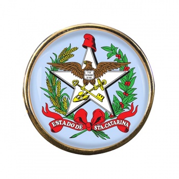 Santa Catarina (Brazil) Round Pin Badge