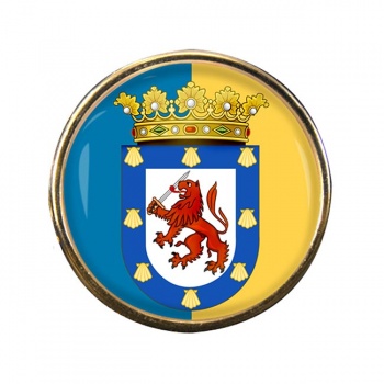 Santiago (Chile) Round Pin Badge