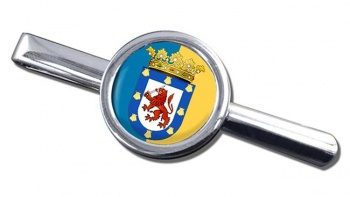 Santiago (Chile) Round Tie Clip