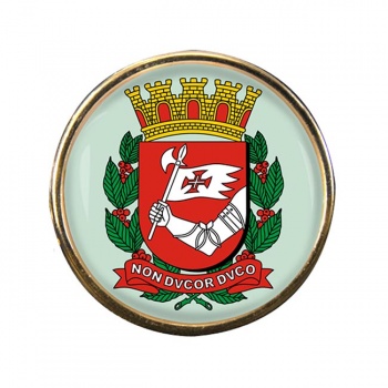 Cidade de Sao Paulo (Brazil) Round Pin Badge