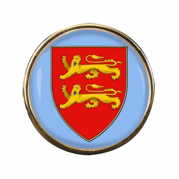 Sark Round Pin Badge