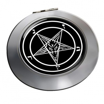 Satanic Pentagram Chrome Mirror