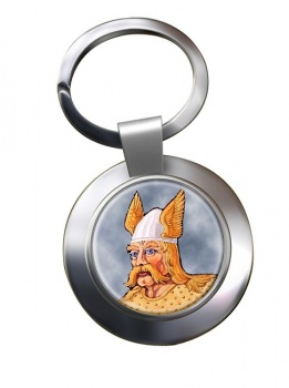 Saxon Warrior Chrome Key Ring