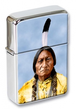 Sitting Bull Flip Top Lighter