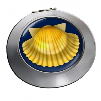 Shell of Saint James Chrome Mirror