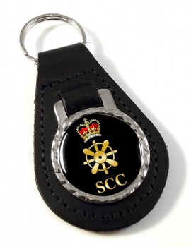 SCC Offshore Power Leather Key Fob