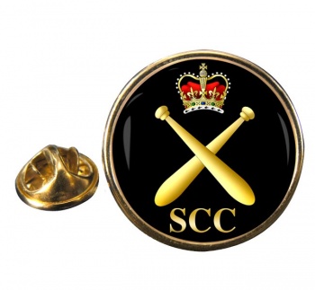 SCC Physical Training Round Pin Badge