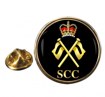 SCC Signals Round Pin Badge