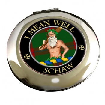 Schaw Scottish Clan Chrome Mirror