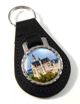 Schloss Neuschwanstein Leather Key Fob