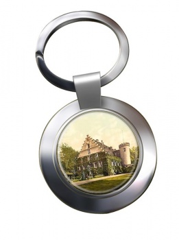 Schloss Rosenau Thüringen Chrome Key Ring