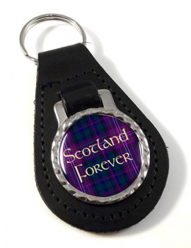 Scotland Forever Leather Key Fob