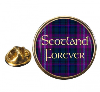 Scotland Forever Round Pin Badge