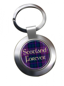 Scotland Forever Chrome Key Ring
