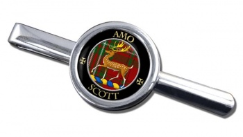 Scott Scottish Clan Round Tie Clip