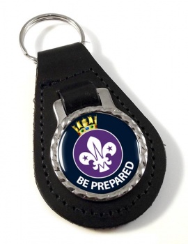 Sea Scouts Leather Key Fob