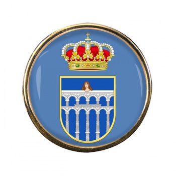 Segovia (Spain) Round Pin Badge