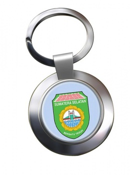 Sumatera Selatan (Indonesia) Metal Key Ring