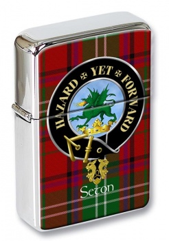Seton Scottish Clan Flip Top Lighter