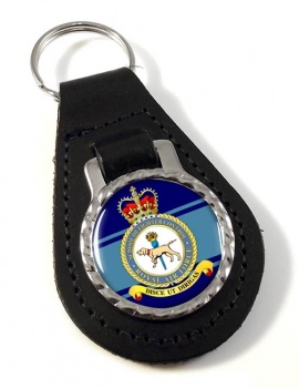 School of Fighter Control (Royal Air Force) Leather Key Fob