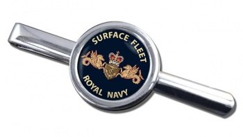 Royal Navy Surface Fleet Round Tie Clip