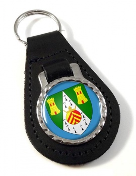 South Glamorgan Leather Key Fob