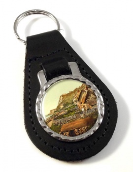 Shanklin Isle of Wight Leather Key Fob