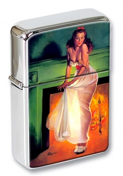 Sheer Delight Pin-up Girl Flip Top Lighter