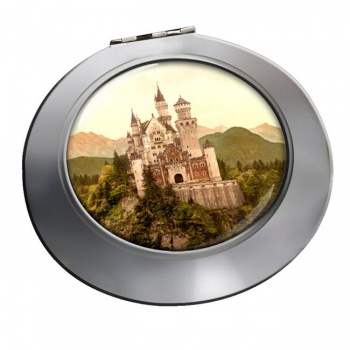 Schloss Neuschwanstein Bavaria Chrome Mirror