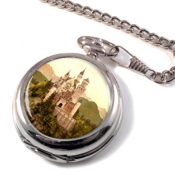 Schloss Neuschwanstein Bavaria Pocket Watch