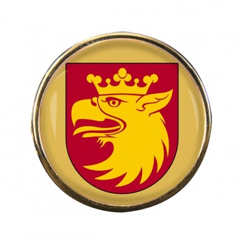 Skane (Sweden) Round Pin Badge